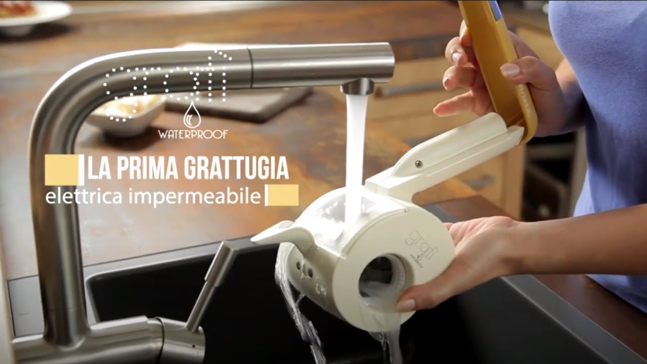 Gratì Waterproof - Grattugia Elettrica Resistente all'Acqua - Ariete 457