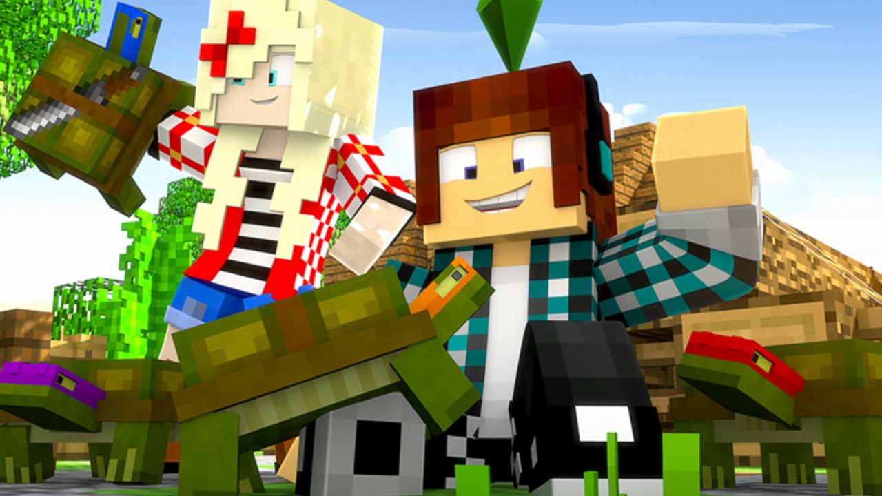 Minecraft : TARTARUGAS NINJAS !! - The Sims Craft 2 #05