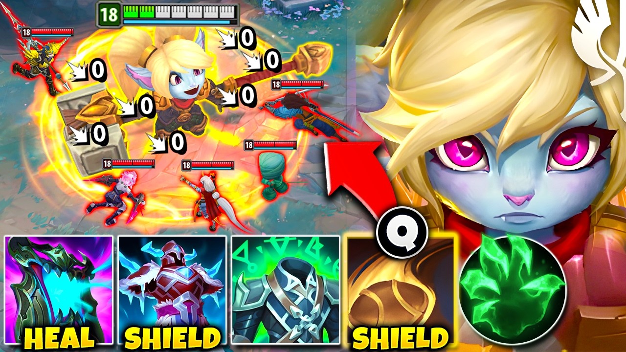 This might actually be the most unfair build in League of Legends... (UNKILLABLE POPPY)