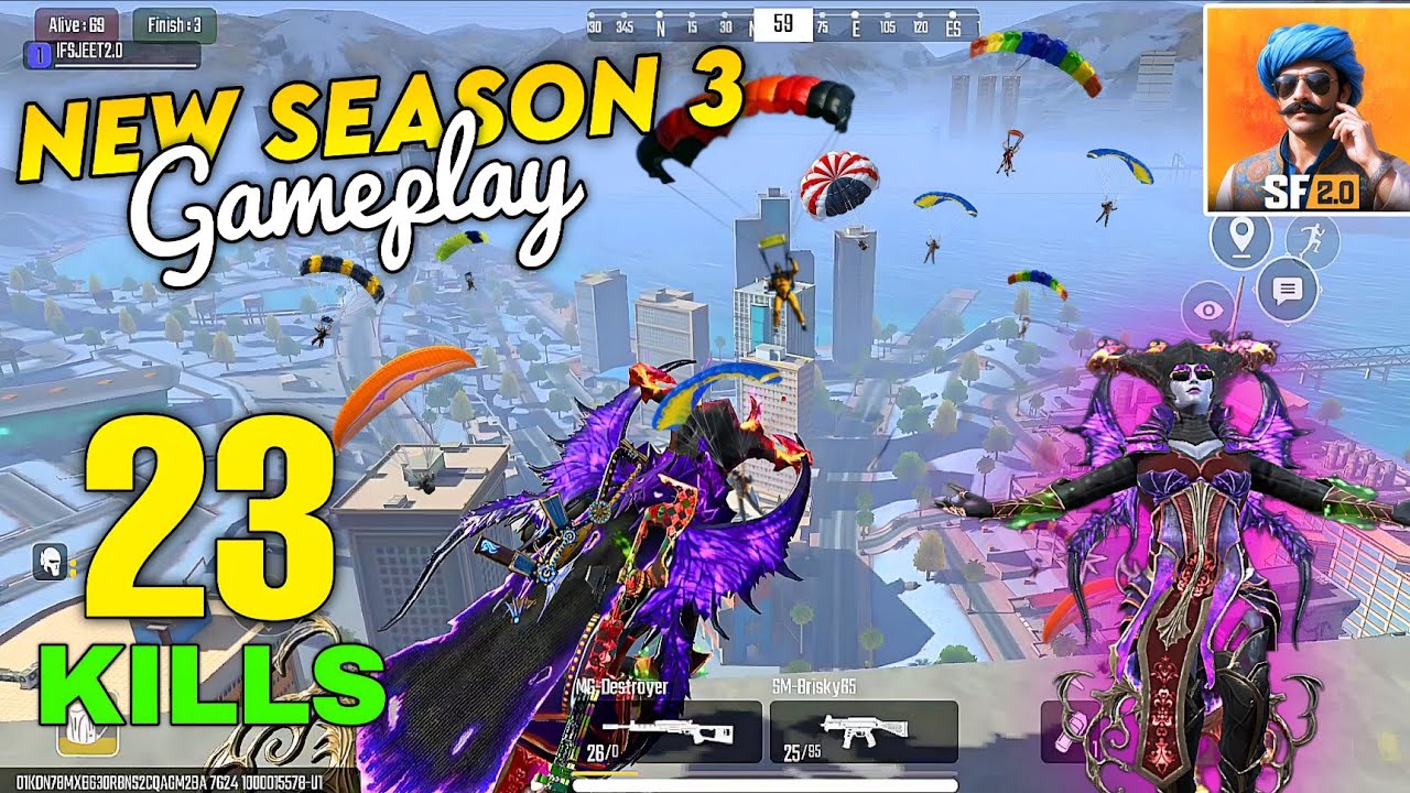 23 KILLS 🥶 SCARFALL 2.0 NEW SEASON 3 FULL RUSH INTENSE GAMEPLAY | KAAL REBORN SET GAMEPLAY - IFSJEET