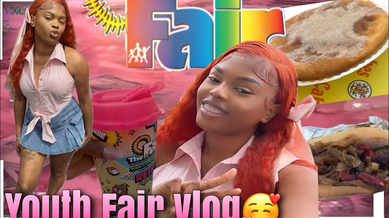 Spend the Day with Me At The YOUTH FAIR!!🎡🎢|| Vlog||💖💖