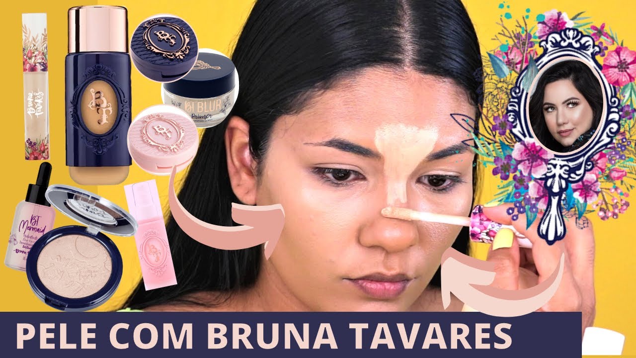 PREPARAÇÃO DE PELE SÓ COM BRUNA TAVARES - BT HYDRA PRIMER, BT BLUR, BASE BT SKIN, BT LIGTH...