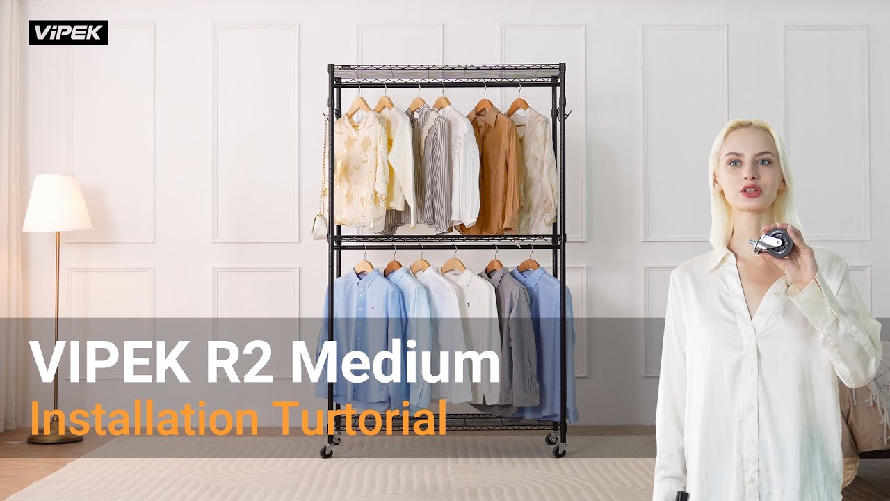 How to Easily Install the VIPEK R2 Medium Clothes Rack | Step-by-Step Guide