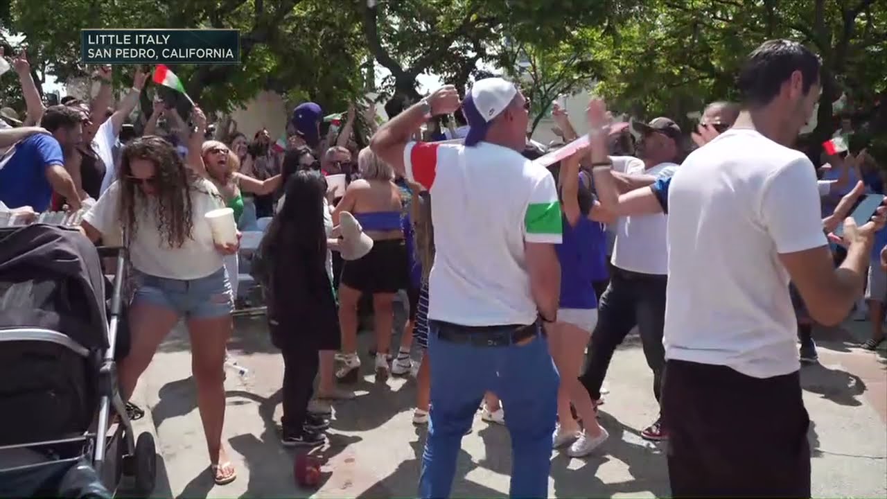 Italy wins the Euro Cup - Fan Reaction ESPN