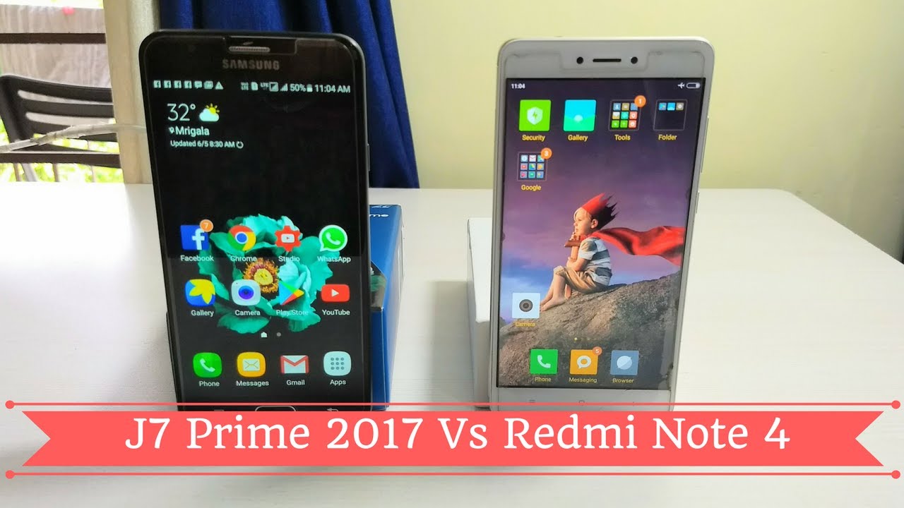 Samsung Galaxy J7 Prime 2017 vs Redmi Note 4