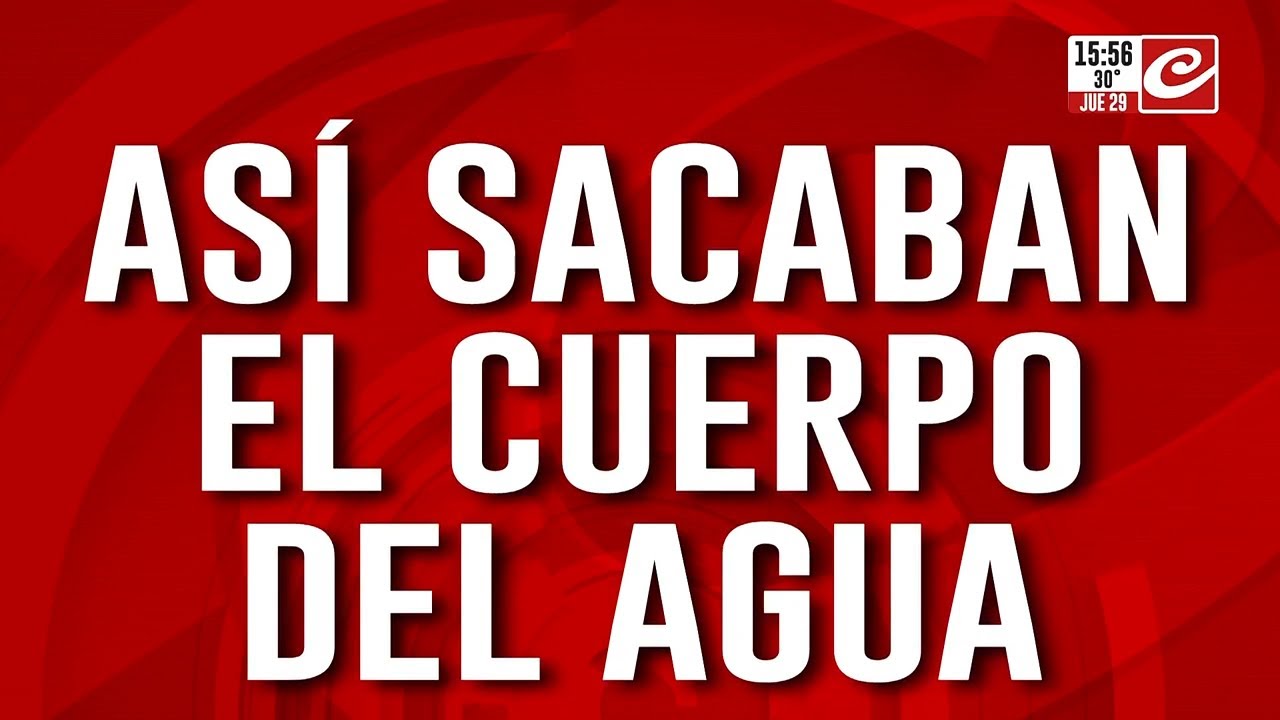 Las Toninas: así sacaban el cuerpo del agua