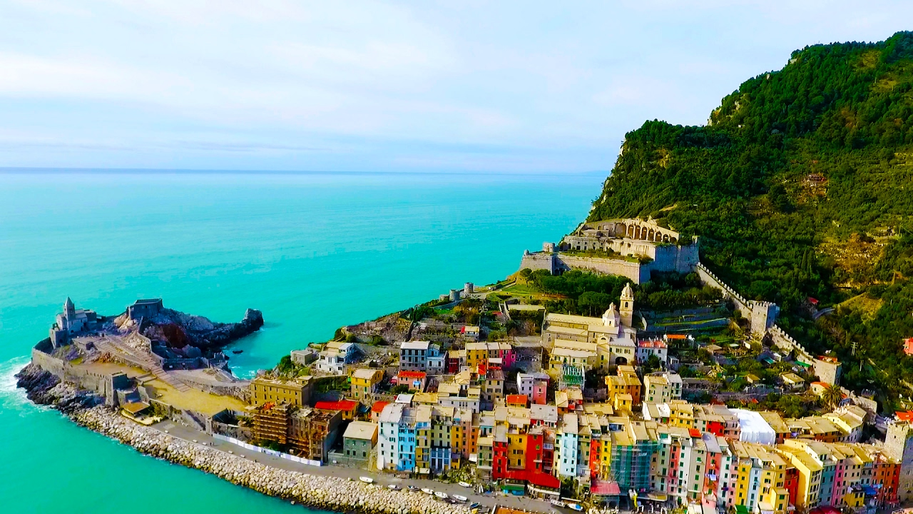 Portovenere isola palmaria drone test Phantom 4