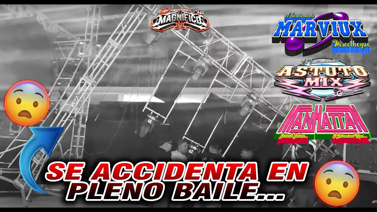 ⚠😭TODOS LOS STAFF SE UNIERON PARA APOYARLO⚠SE LE CAE ESTRUCTURA EN PLENO EVENTO , TODOS LE AYUDAN ⚠😭
