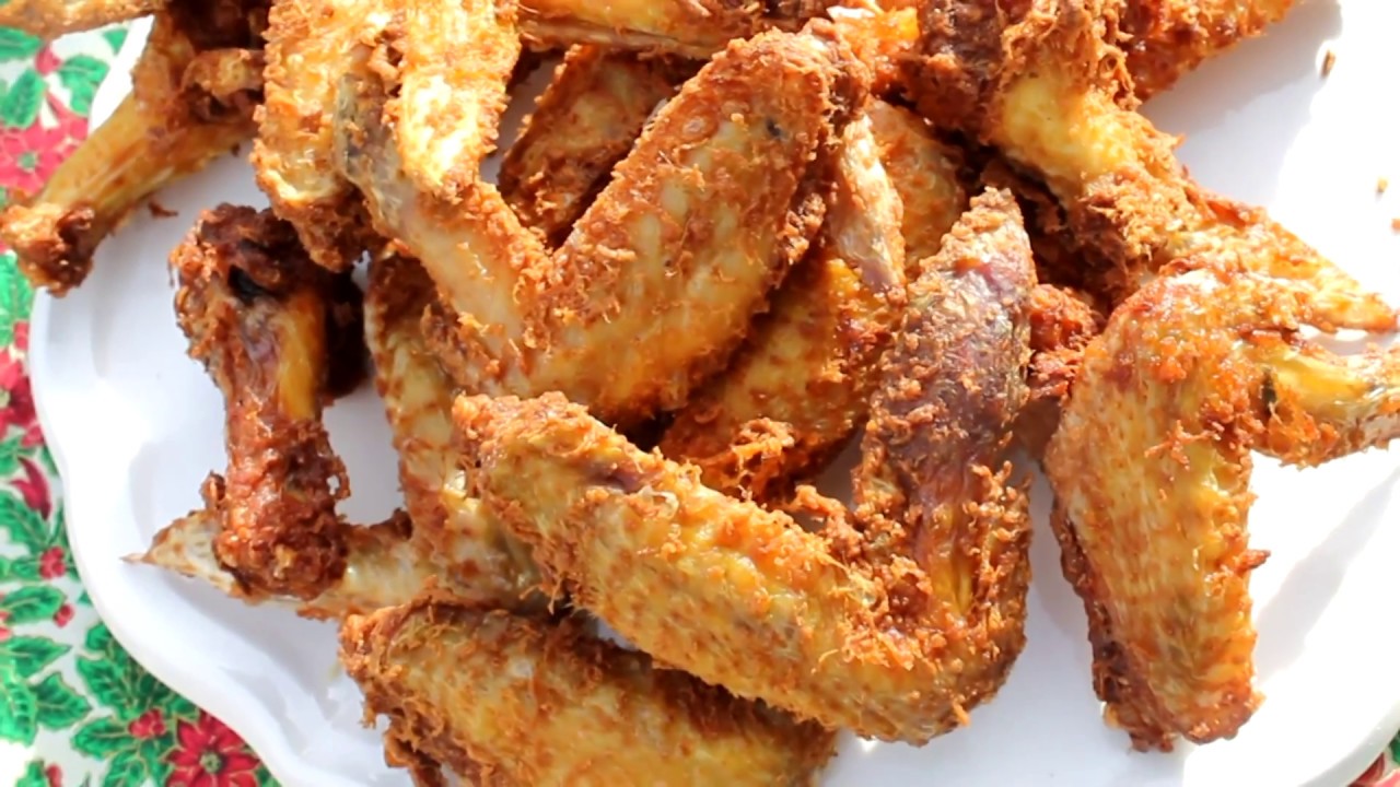 Crunchy Ginger Fried Chicken Wings - Easy Recipe - Morgane Recipes
