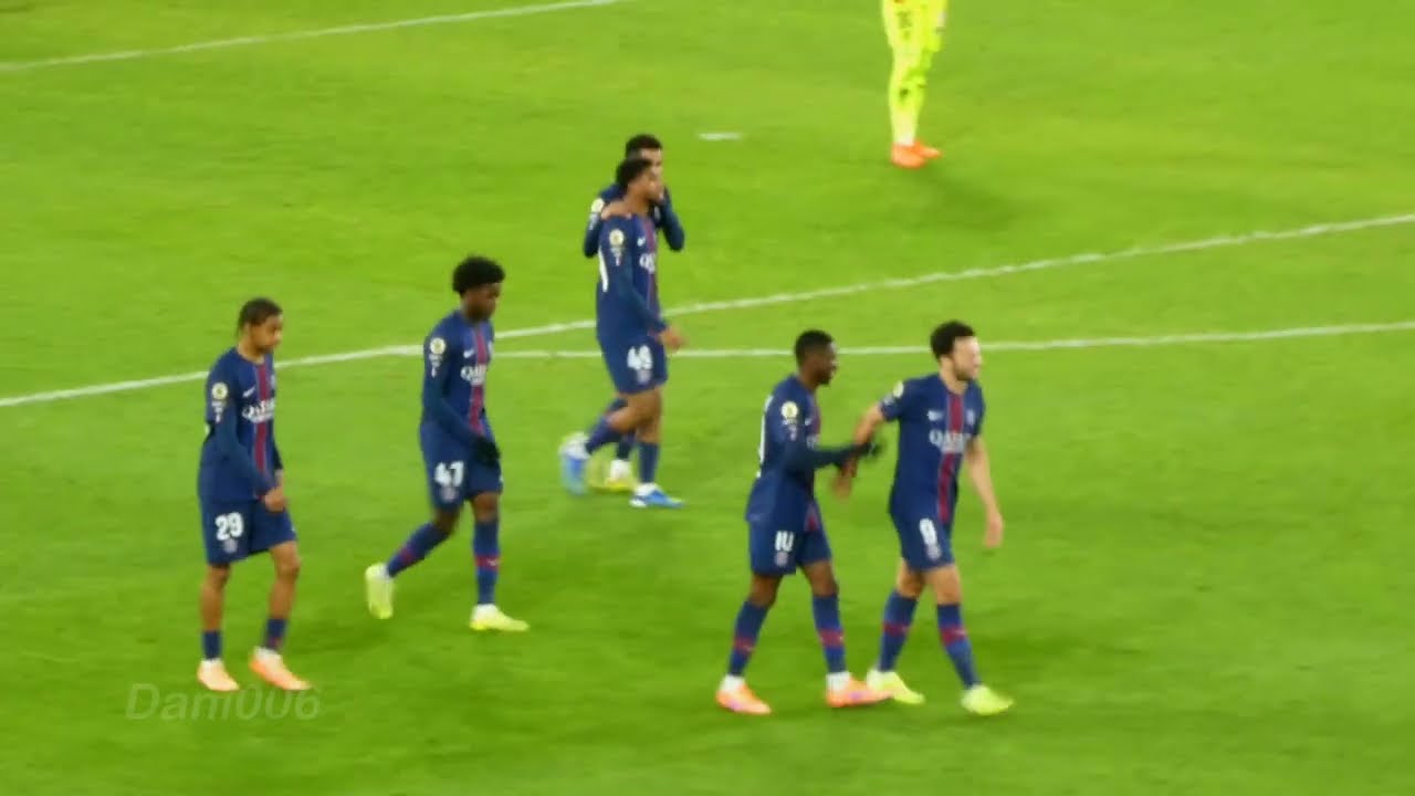 PSG / Rennes 06.12.2025 : 5-0 (L1 J15) 3/3 : Juste après les buts du PSG