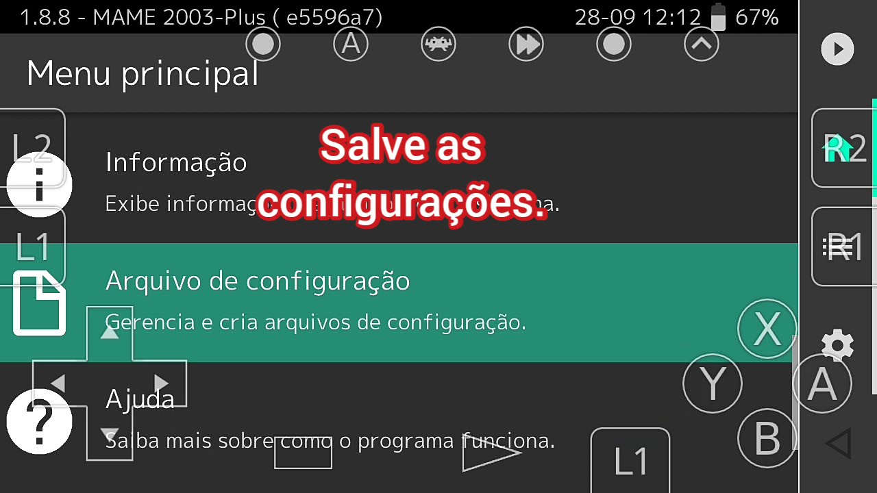 Configuração rápida do emulador RetroArch para Android + configurações do UMK3 PLUS.