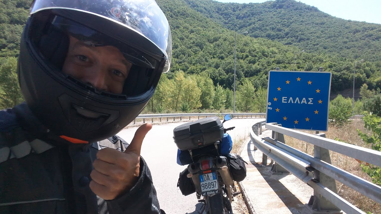 Europe trip on a Yamaha XT 660 X - Italy to Greece