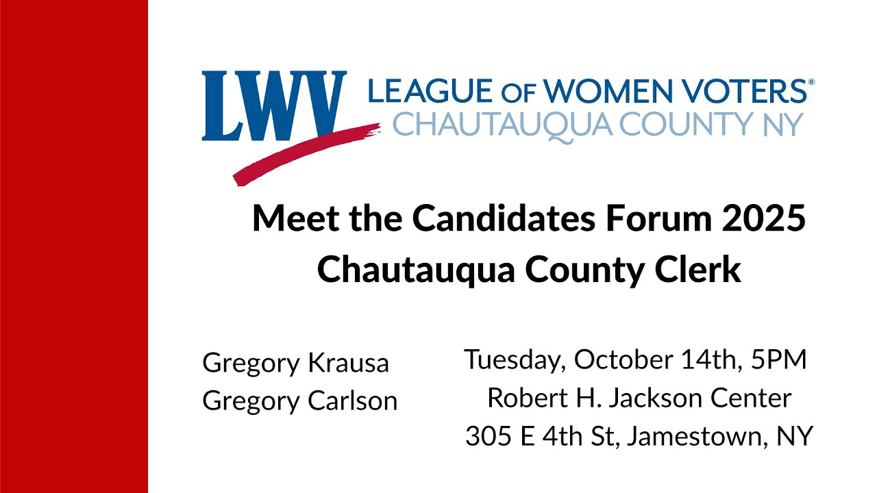 Meet the Candidates Forum: CHQ County Clerk 2025