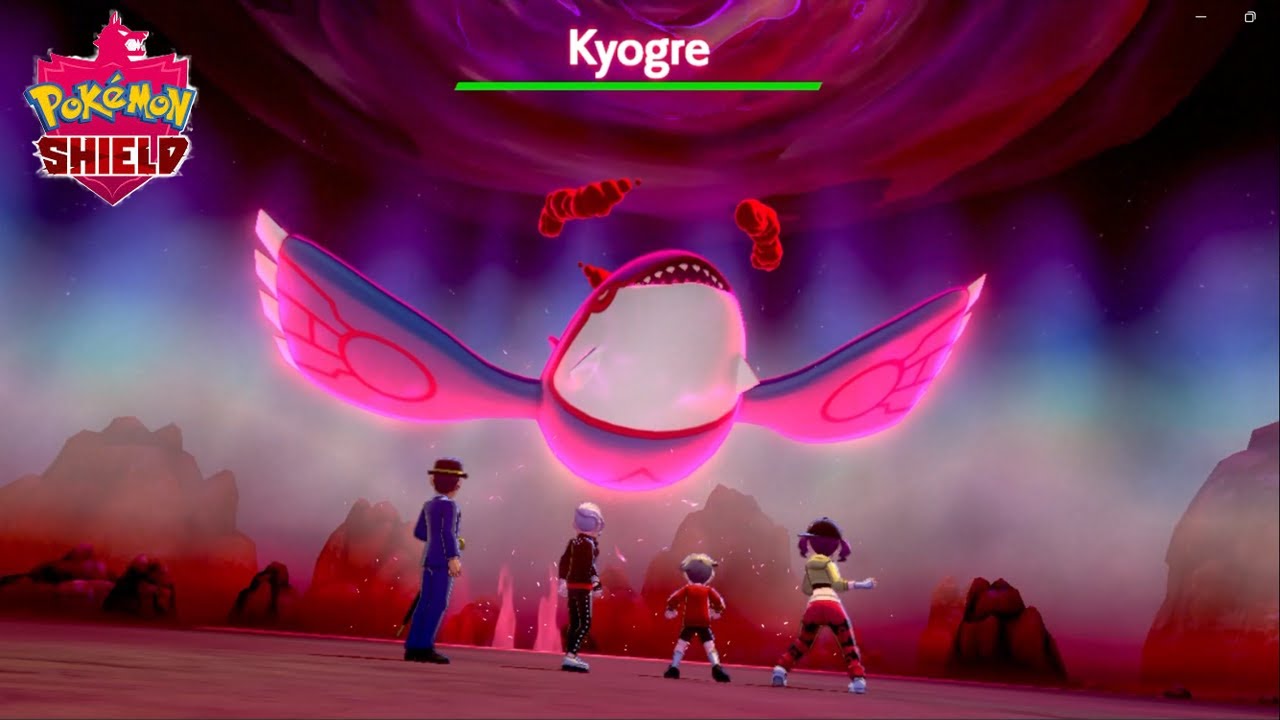 Pokemon Shield - Crown Tundra - Max Lair - Dynamax Adventures - Kyogre #pokemon #gameplay #gaming