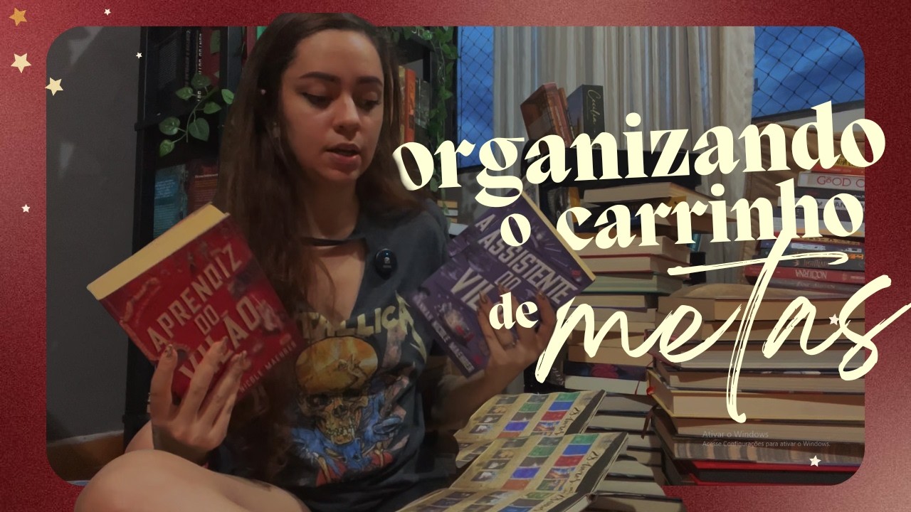 arrumando o carrinho de leitura para 2026 | Sonho de Estante