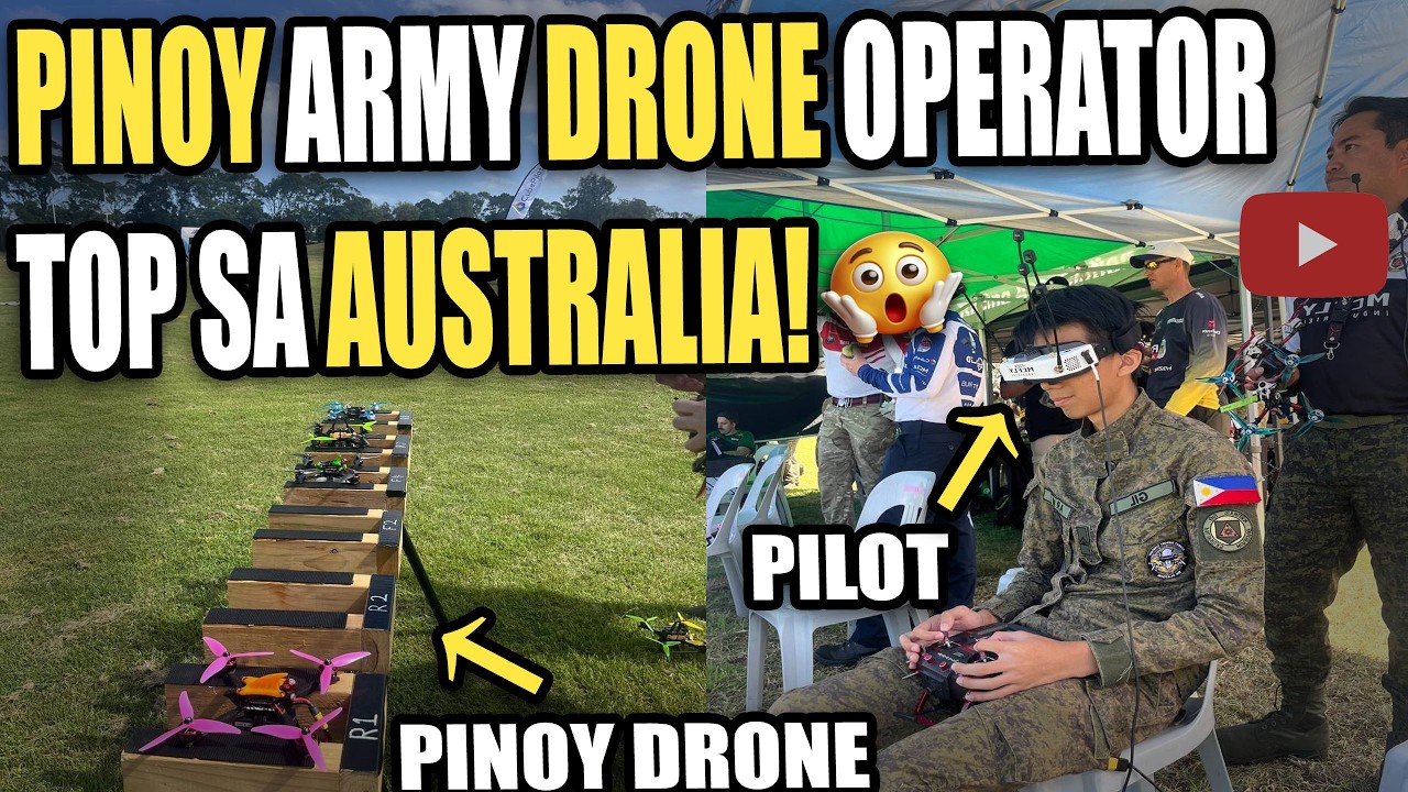 NAKAKABILIB! PINOY ARMY DRONE OPERATOR TOP SA AUSTRALIA!