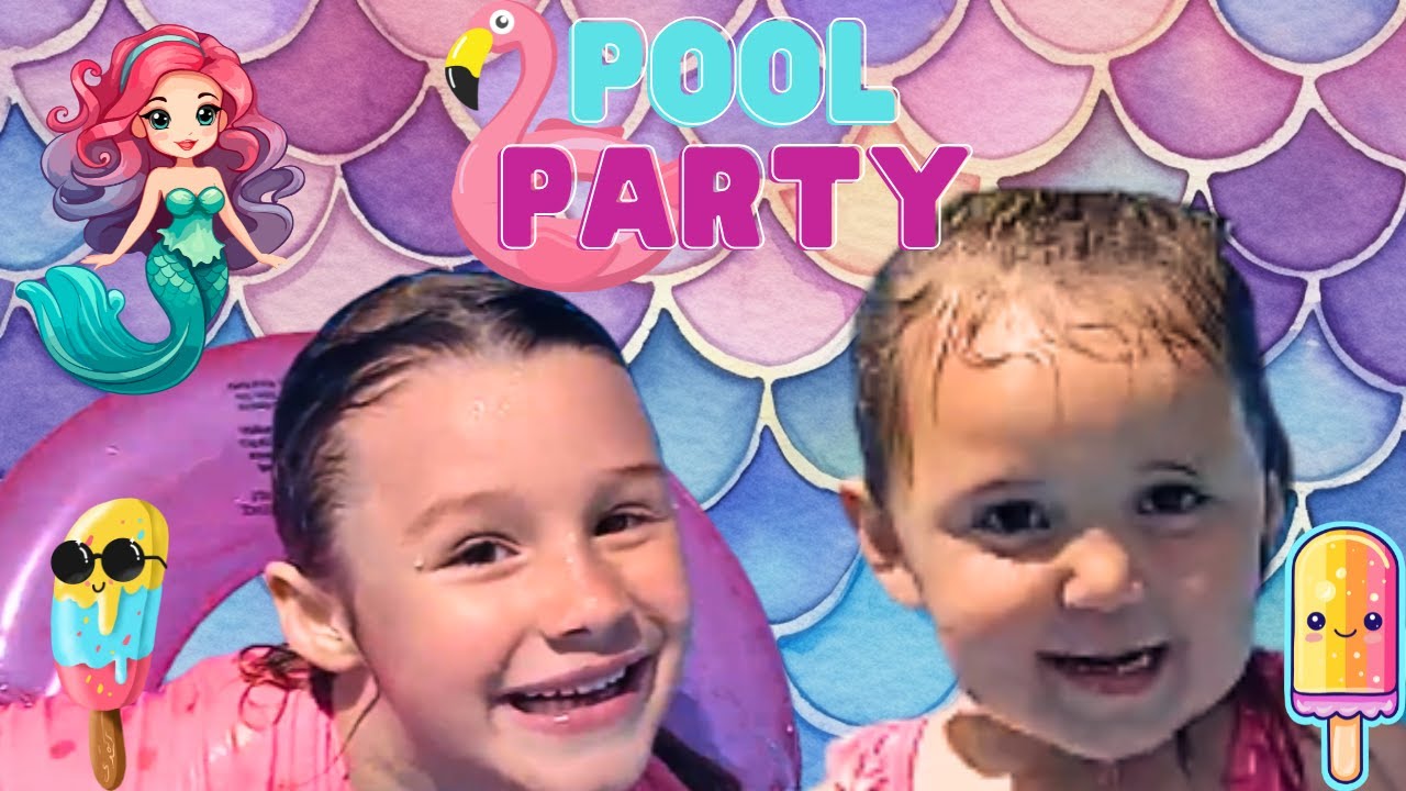 Leena & Laney Learn to Swim! Pool Fun, Goggles, Strokes & Kicks for Kids