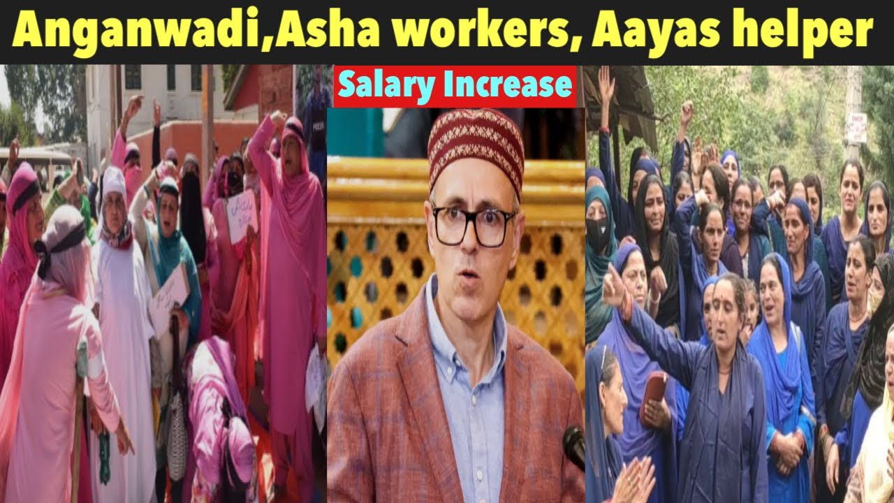 Anganwadi,Asha workers,Aayas helpers/Salary Increase/Job security/Jk Assembly/Annoucement