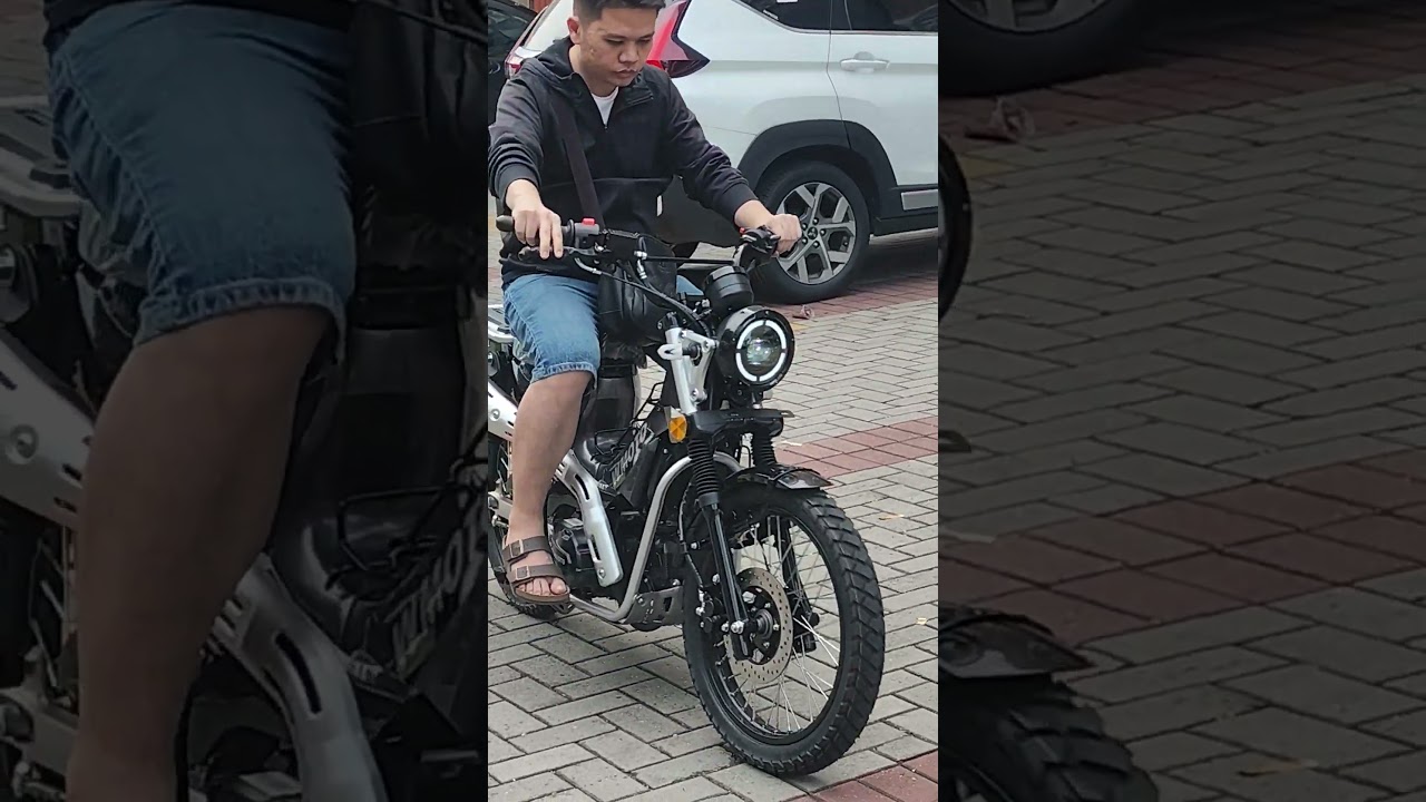 Test ride w moto porter at CFMOTO Tangerang