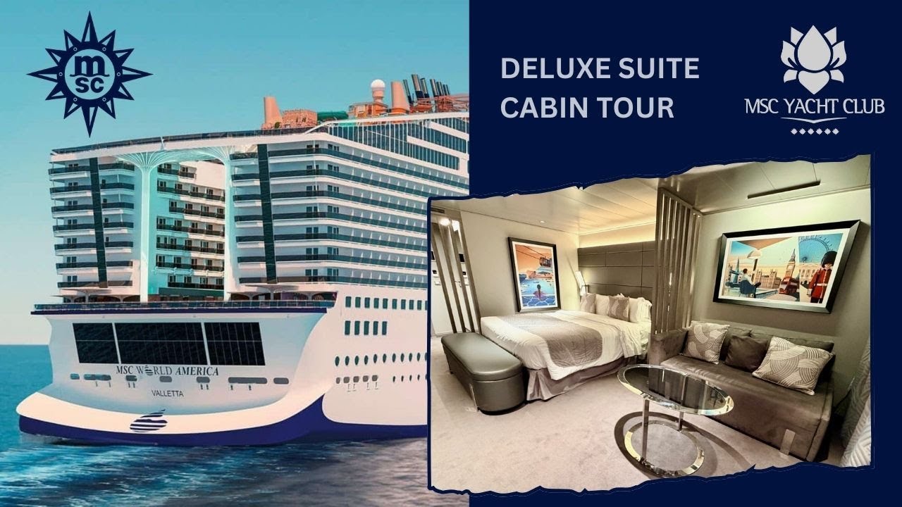 Экскурсия по люксу MSC Yacht Club Deluxe Suite 🚢 | Это лучший вариант роскошного круиза?