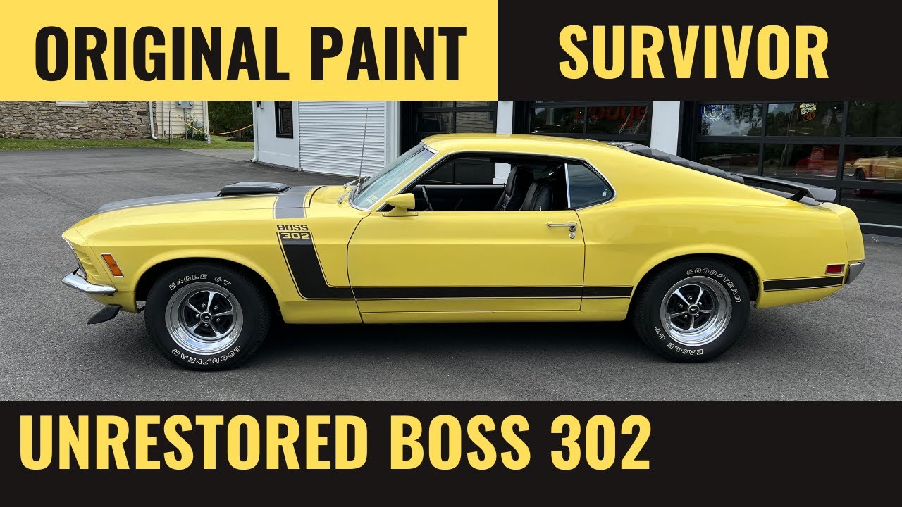 1970 Ford Mustang Boss 302 Open Headers Walkaround - Unrestored Survivor with Original Paint