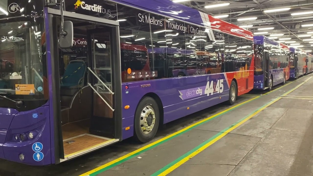 Cardiff Bus Yutong Electric Bus Fleet