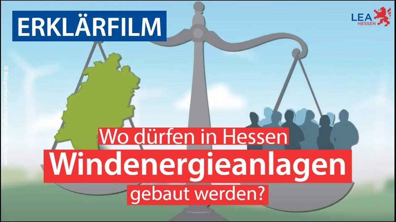 Erklärfilm: Regionalplanungsprozess Vorranggebiete Windenergie in Hessen