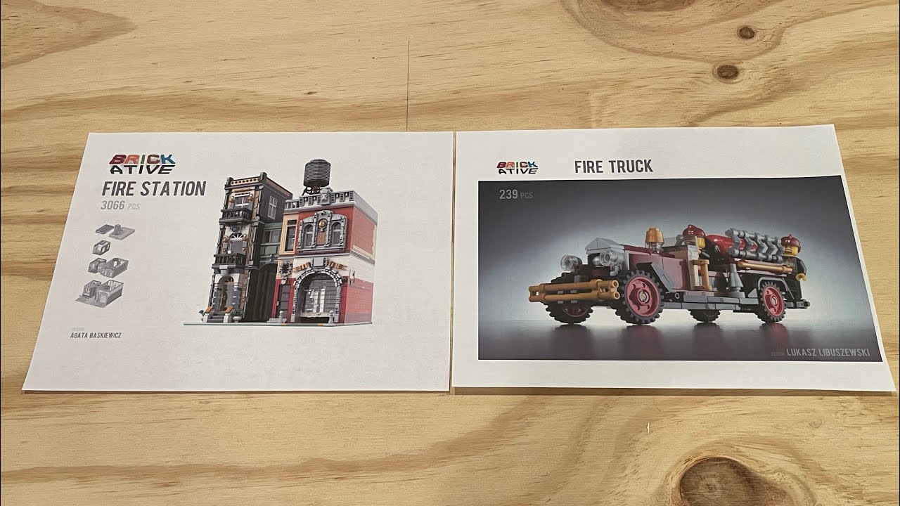 Awesome LEGO Fire Station Modular Instructions By Brickative
