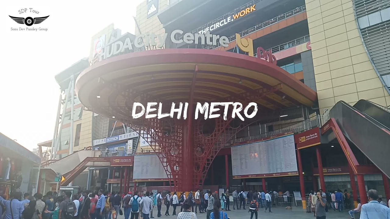 Delhi Metro Train - Complete Ride
