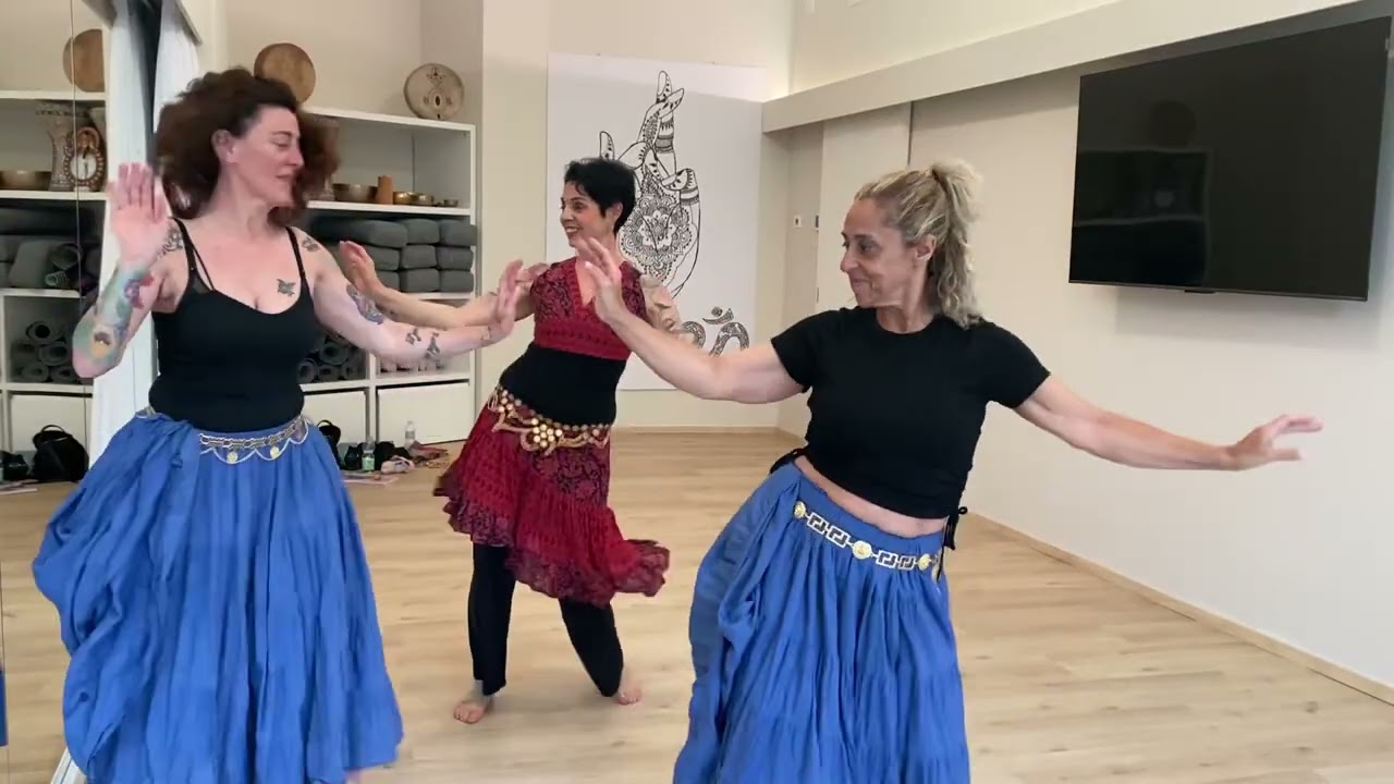 Global Caravan Fast moves drills with students