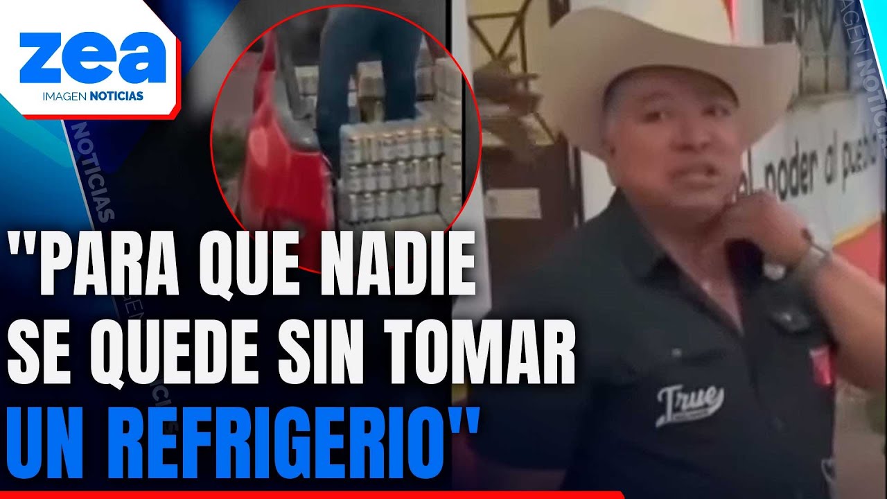 Alcalde de Amacuzac, Morelos, presume la compra de 24 mil latas de cerveza | Francisco Zea