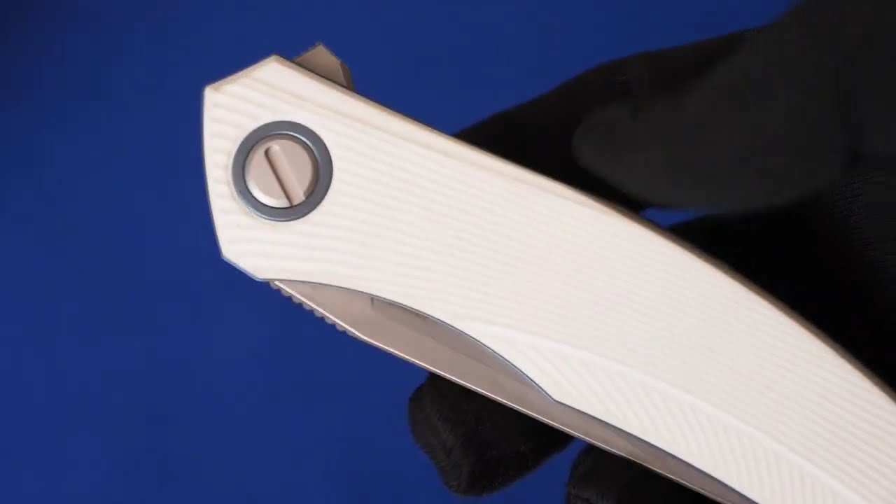 Shirogorov Quantum NY26 Elmax White Micarta Russia