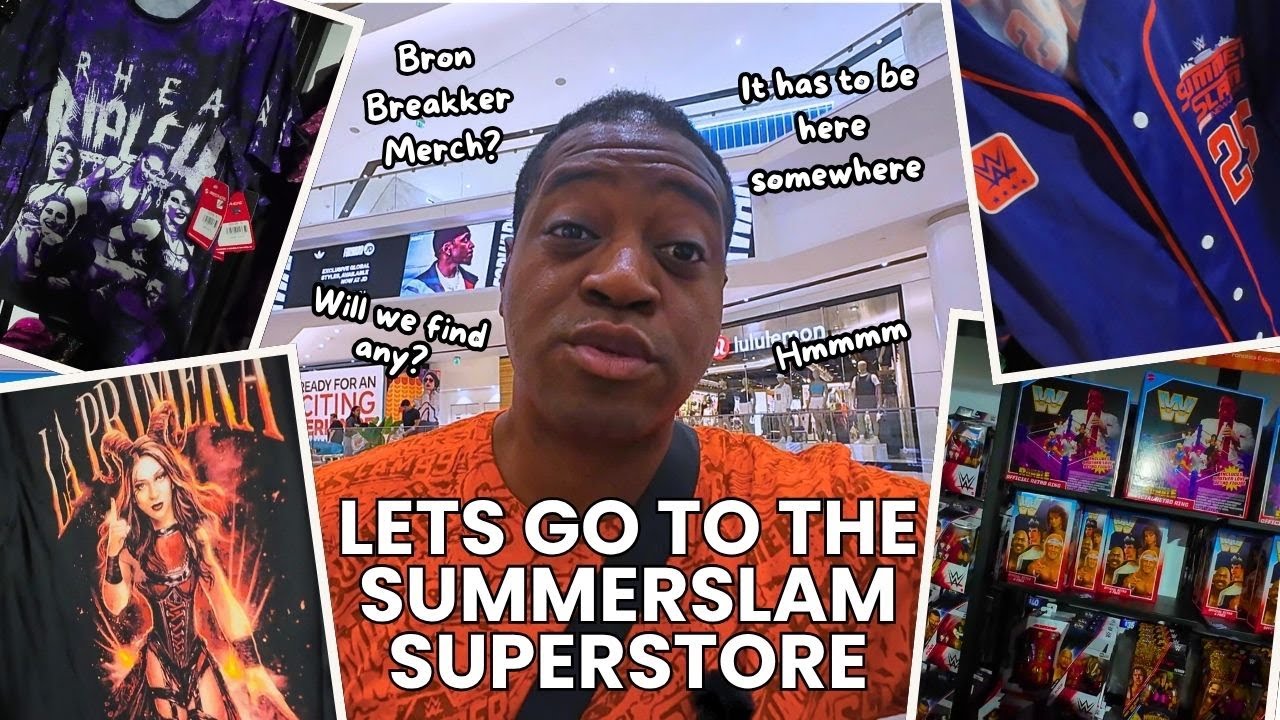 Can I Find Bron Breakker Merch at the SummerSlam Store?