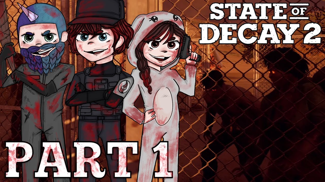 SURROUNDED BY ZOMBIES! - STATE OF DECAY 2 Co-op Let's Play Part 1 (1440p 60FPS PC)