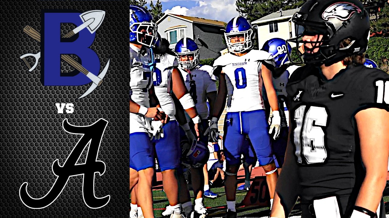 Utah High School Football: Bingham Miners 🔵⚪ vs Alta Hawks  🔴⚫Highlights 2026