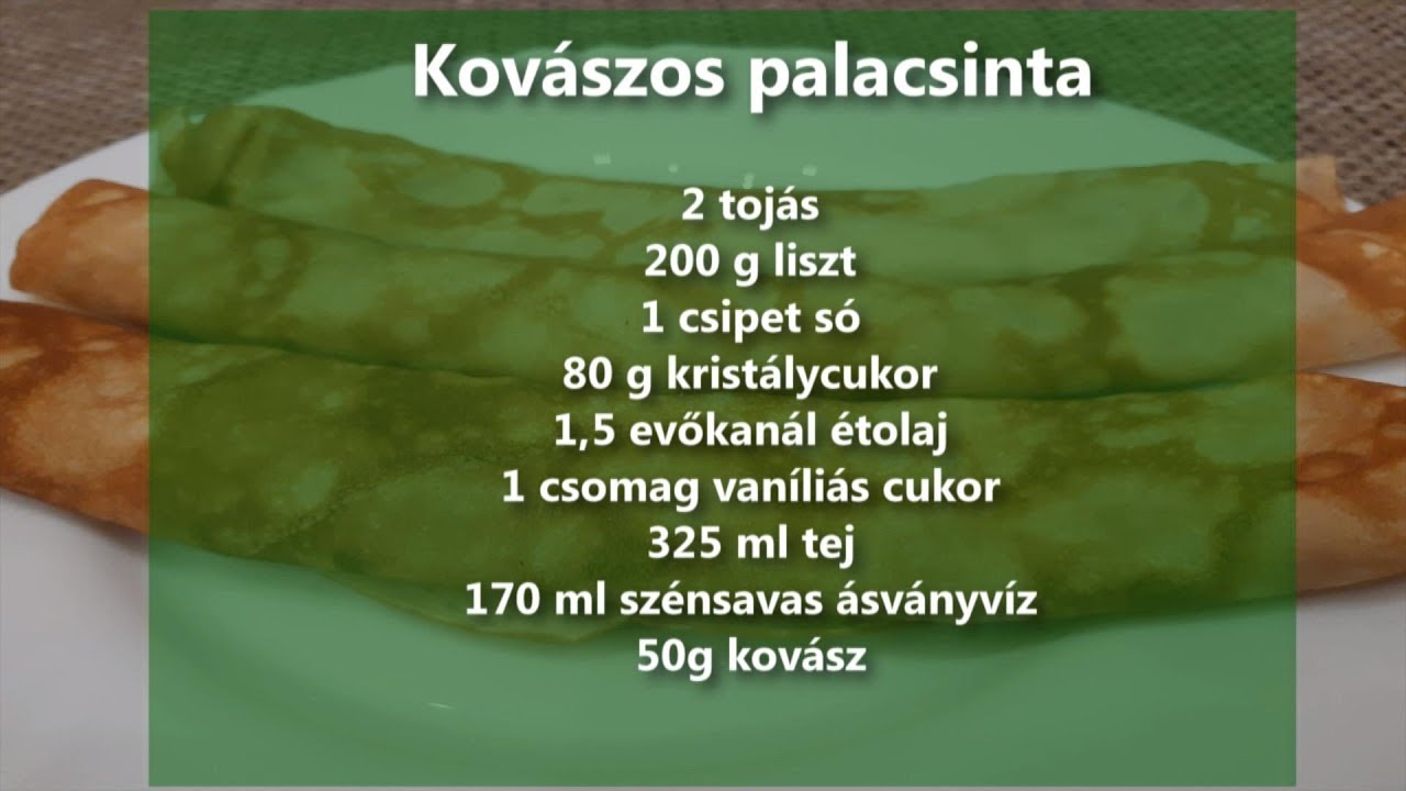 Ízelítő 3. Kovászos palacsinta
