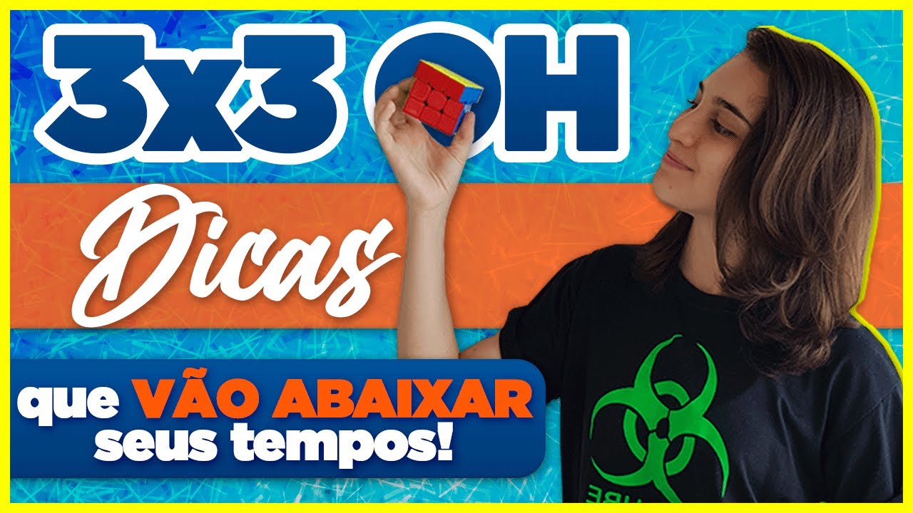 TUTORIAL e DICAS 3x3 OH | Cubo mágico com apenas uma mão