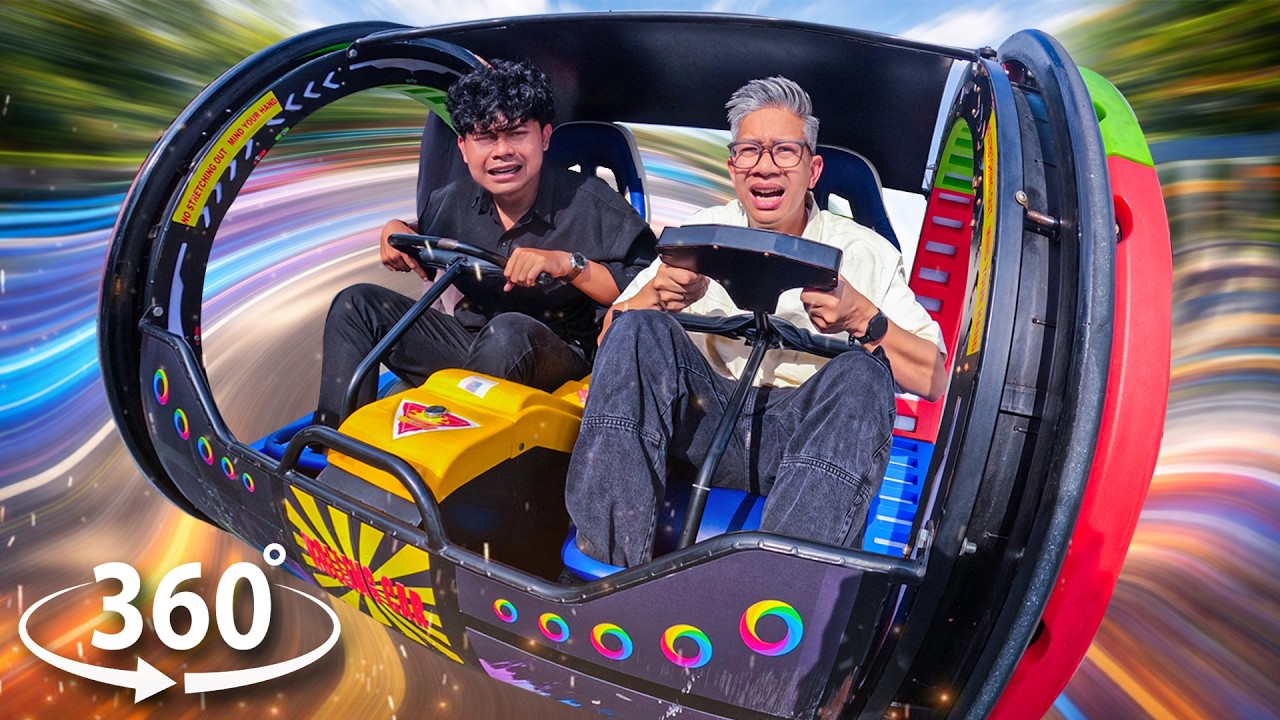 NAIK MOBIL YANG BISA MUTAR 360 DERAJAT!! PUSING!!