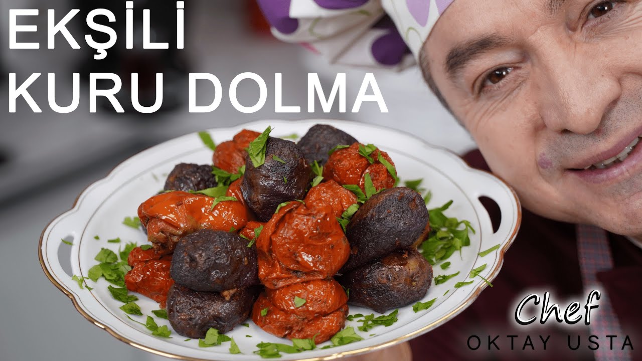 KURU DOLMA ❗️Biber ve Patlıcan Dolması Nasıl Yapılır❓Oktay Usta