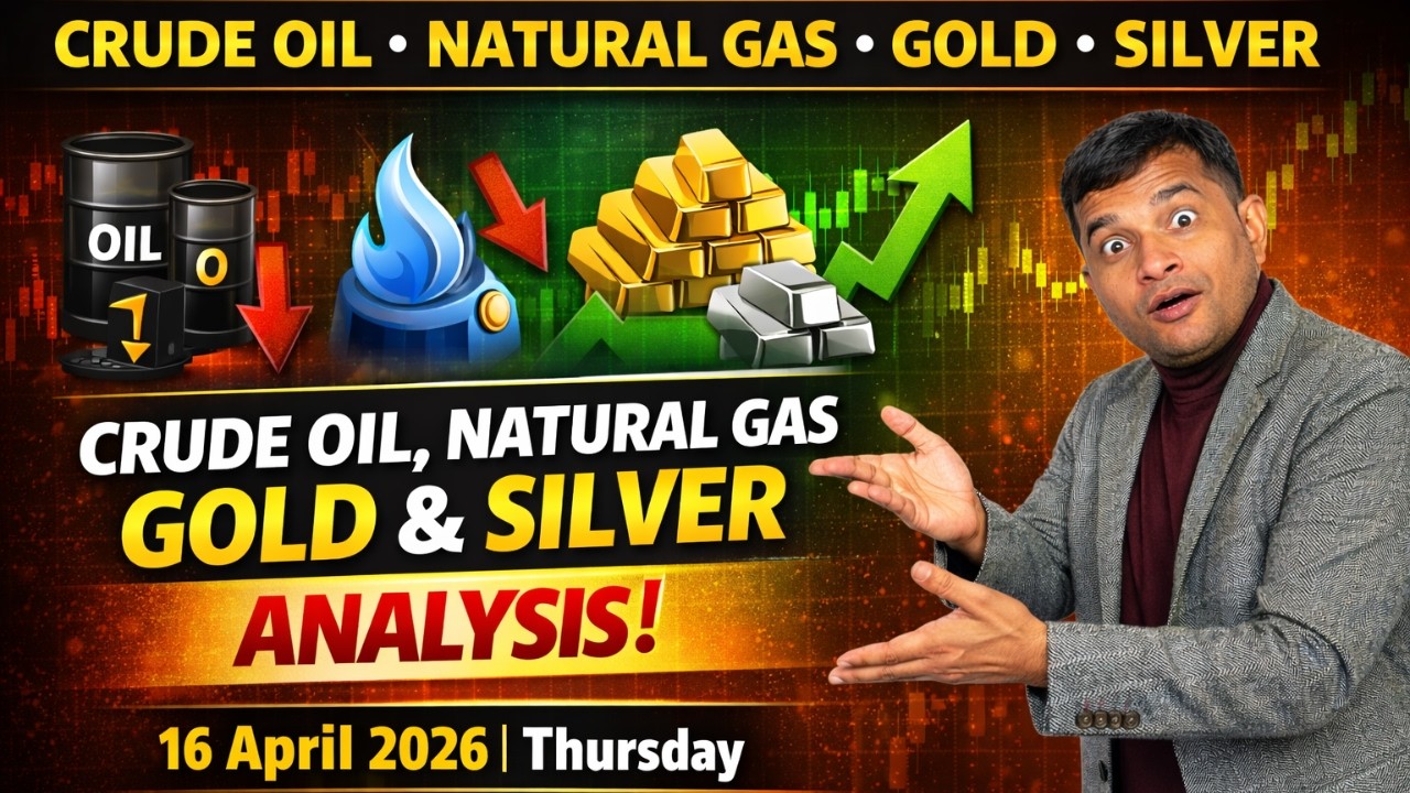 Crude Oil, Natural Gas, Gold & Silver Analysis for Thursday, 16 April 2026 #crudeoillive
