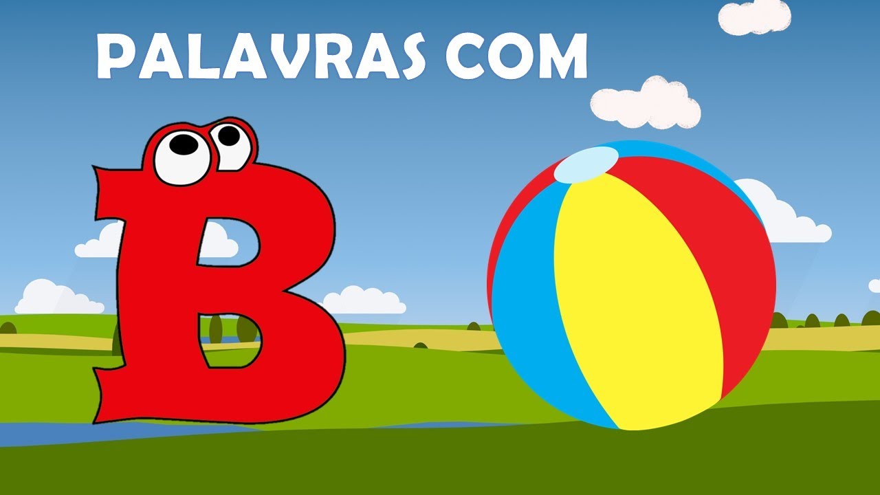 Letra B/Formando palavras com a letra B/Aprendendo a ler/Alfabetização