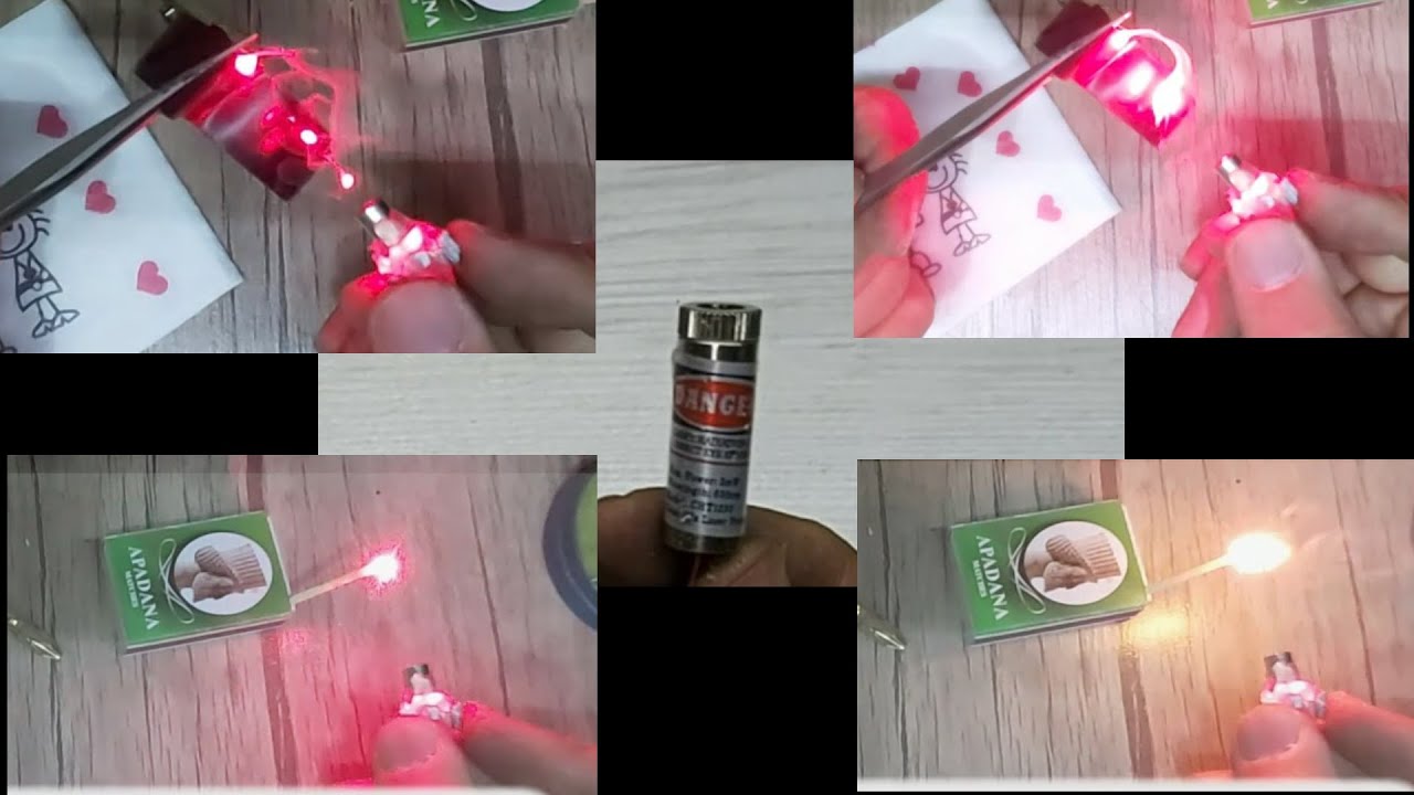 ساخت لیزر سوزان با لنز رایتر قدیمی       Making a burning laser with an old DVD writer lens diy