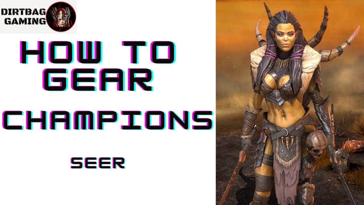 HOW TO GEAR SEER | MAX Dmg Savage set build | Raid Shadow Legends Gear Build