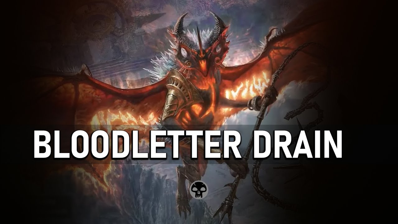 Bloodletter Drain is Kind of Crazy 💀💀💀 Mono Black Aggro -  MTG Arena Standard Mythic | LCI