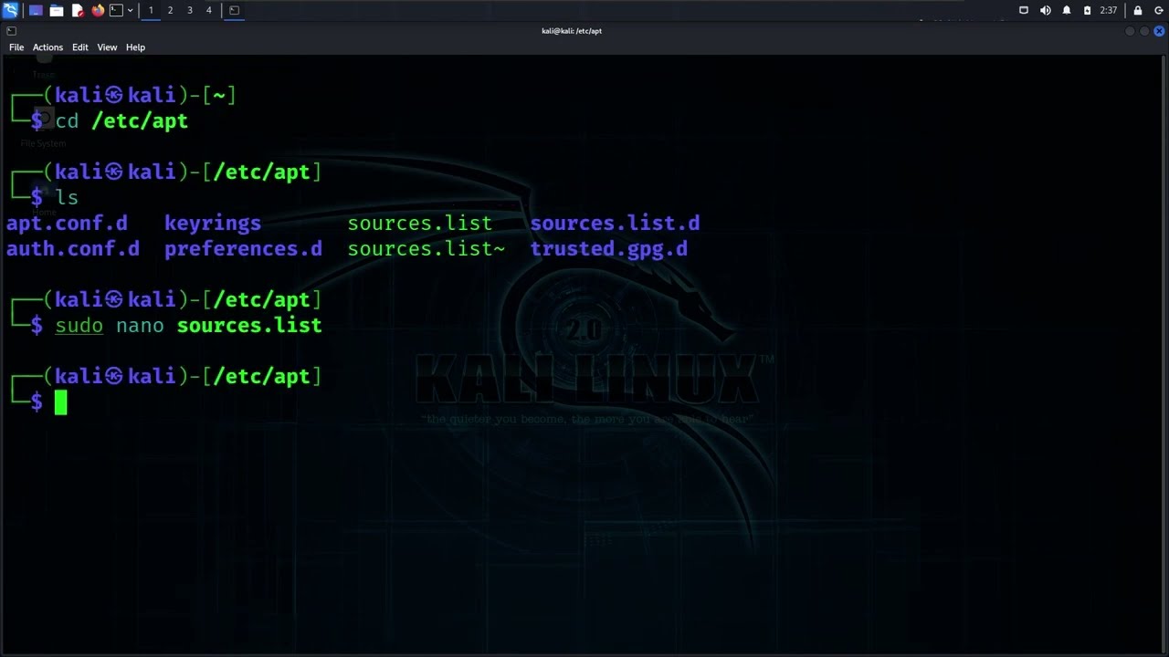 Slow apt update and upgrade fixed 💯| kali linux | Shadowctrl tamil
