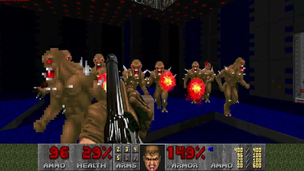 DOOM Ultimate with X10 enemy in one of character.. cool 002 (ending..)