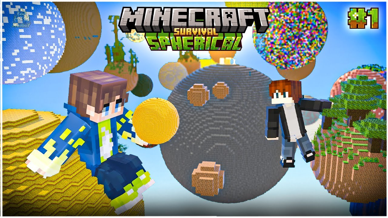 MINECRAFT SPHERICAL SURVIVAL 😱 | Ep 1 | Minecraft in Telugu