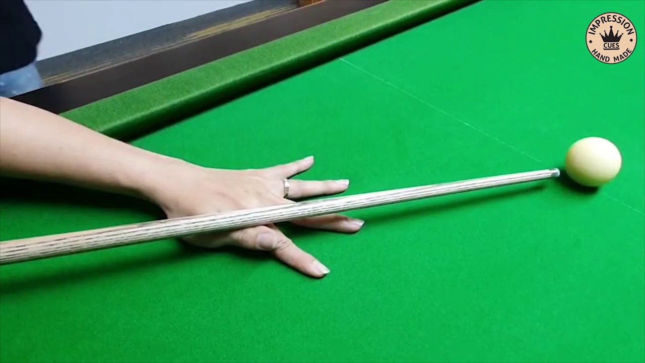 เเนะนำการเล่น snooker by IMP ep.1 ทำยังไงให้ออกคิวตรง (four contact point)