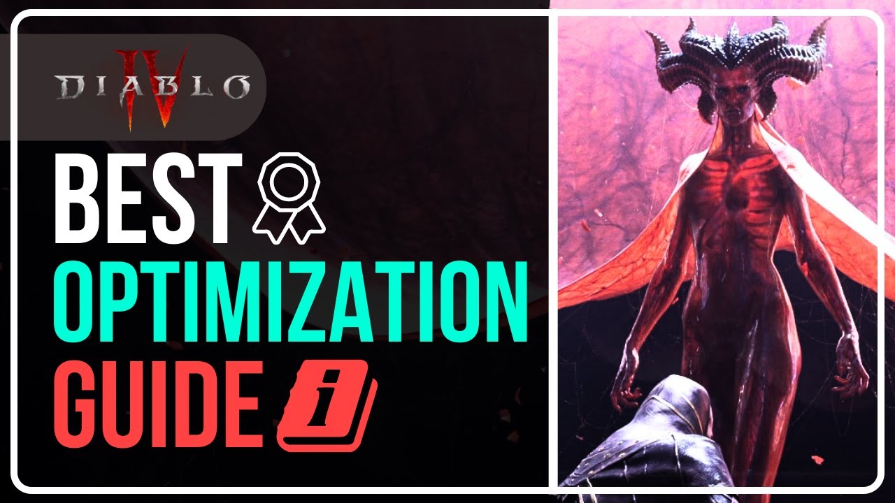 DIABLO IV Ultimate OPTIMIZATION GUIDE || DIABLO 4 BEST SETTINGS || BOOST FPS✅