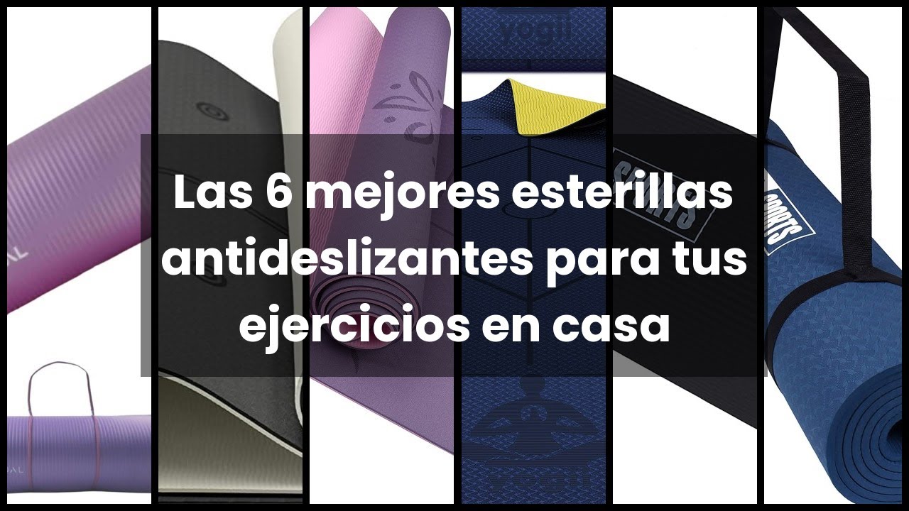 【Esterilla antideslizante】Las 6 mejores esterillas antideslizantes para tus ejercicios en casa 🔥